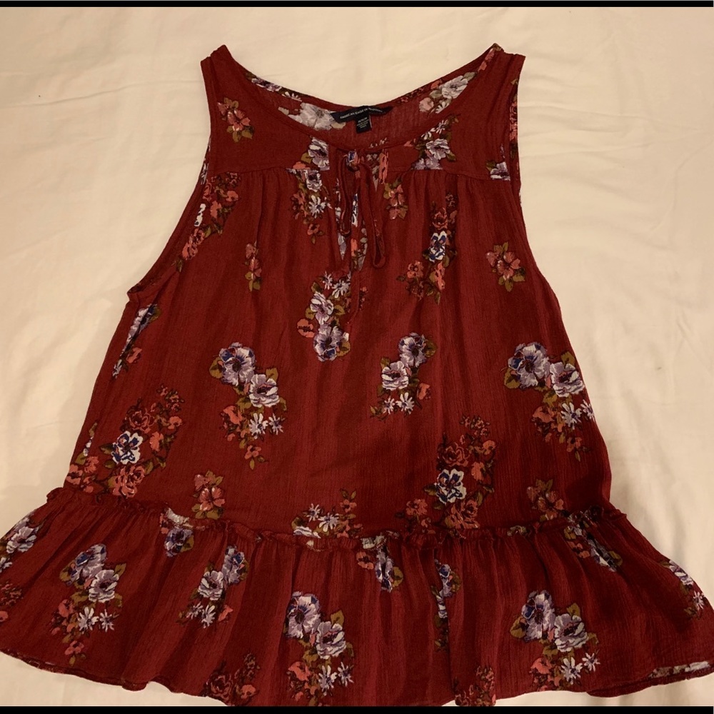 American eagle sleeveless blouse